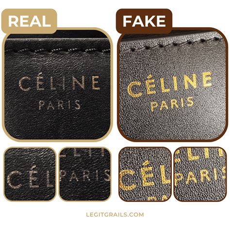 celine fake vs real|is my celine a scam.